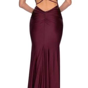 La Femme Burgundy Gown Size 6